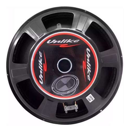 Woofer 13 Pol 350 Rms 4 Ohms Cone Seco Alto Falante Unlike Cor Preto