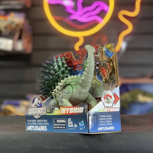Jurassic World Ankylosaurus Dino Hybrid Hasbro 2016 (Usado)