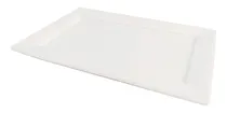 Comprar 6 Fuentes Plana Bandeja Porcelana Blanca 30x20 Vajilla Bz3