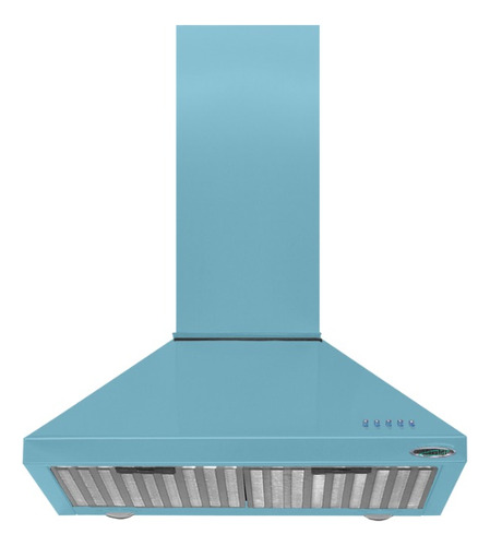 Campana Purif Cucinela 80 Motor 3v C/luz Esmaltada - Maraldi Color Turquesa