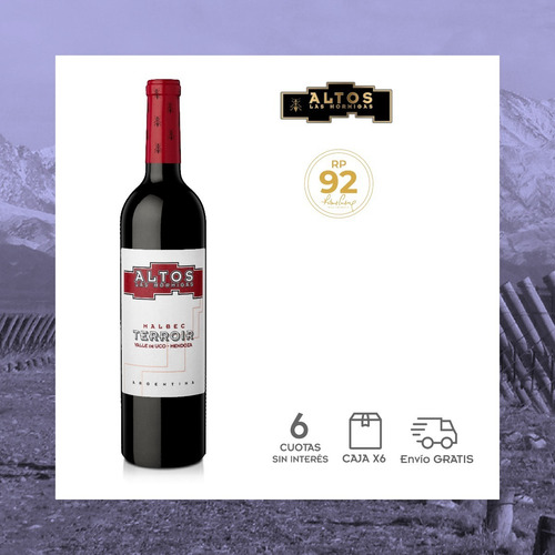 Imagen 3 de 4 de Vino Altos Las Hormigas Terroir Malbec - Caja 6 X 750ml
