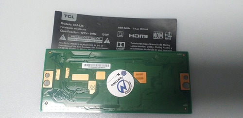 Tarjeta T-com Para Pantalla Tcl Modelo 50a435 (Usado)