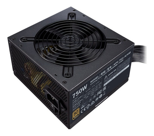 Imagen 4 de 10 de Fuente Atx Cooler Master Mwe Bronze V2 750w 80 Plus Bronze !