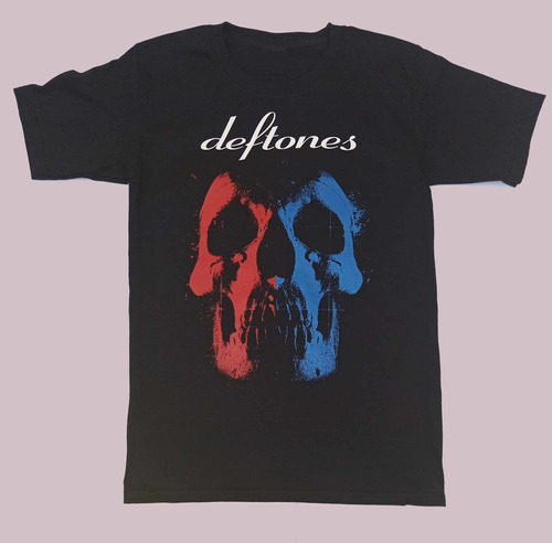 Polera Deftones 100% Algodón Serigrafía Talla Americana