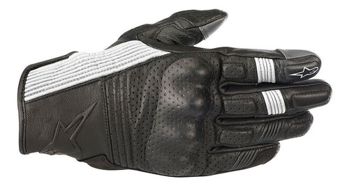 Guante Moto Cuero Perforado Mustang V2 Alpinestars