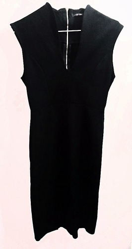 Vestido Negro Marca Bcbg Y Papermoon Talla M/s Formal/cóctel