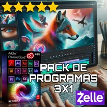 Comprar Programas De Diseño Y Edicion Adobe Photoshop Pack 3x1