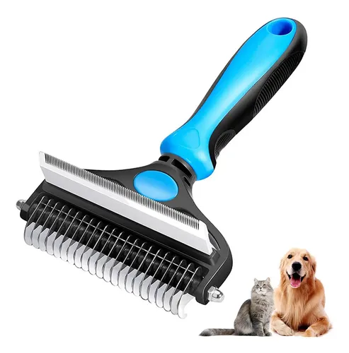 Cepillo Deslanador 3 en 1 para Perro y Gato