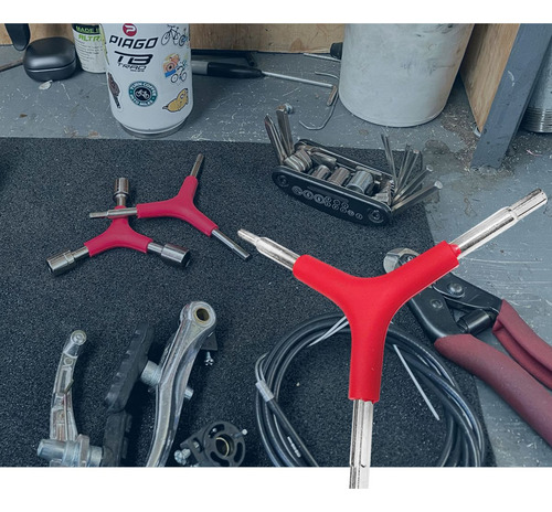 Llave Para Bicicleta Herramienta Tipo Y Allen 4 5 Y 6 Mm