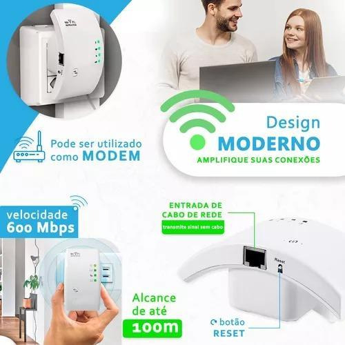 Repetidor Wi-fi Premium 600mbps - Ampla Cobertura