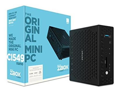 Zotac Zbox-ci327nano Mini Pc Sin Ventilador 7 Generación 