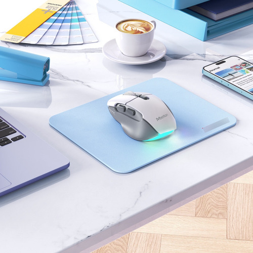Mouse Inalámbrico Conectividad Usb Bluetooth Dpi Ajustables Gris