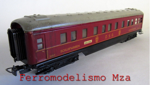 Märklin - Coche Cama Dsg - Drg - Cód: 346/3 (4010)