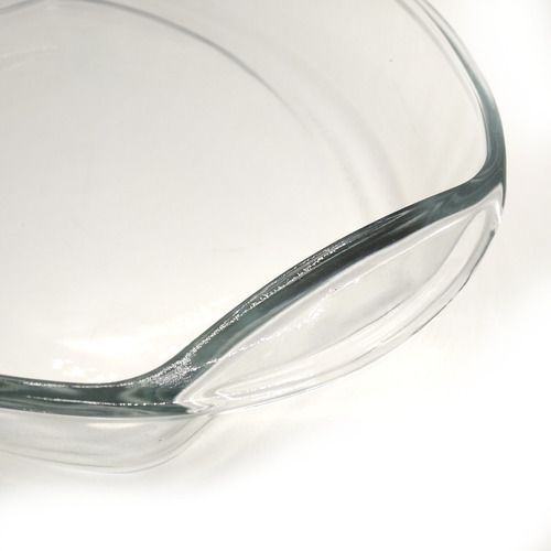 Fuente De Vidrio Templado Oval Grande 39 X 27 Cm 4.10 Litros