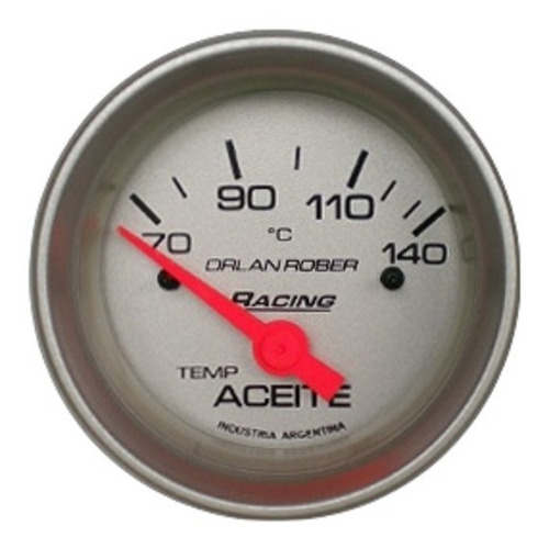 Reloj Racing 52 Mm Temperatura De Aceite 12v Orlan Rober