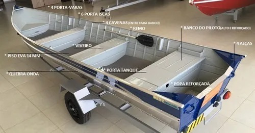 Imagem 12 de 15 de Barco Pety 600s 6 Metros