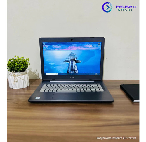 Notebook Vaio 14 - Core I5 - 8a Ger - 8gb Ram - Ssd 240gb Cinza (Usado)
