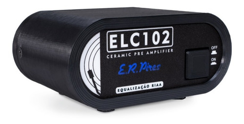 Pré Amplificador Toca Discos Cápsula Cerâmica Elc 102