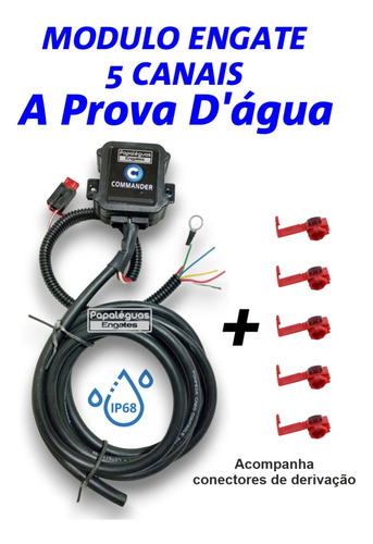 Gm S10 Ls Cs 2.8 4x4 2023 Modulo Engate A Prova Dagua Ip68
