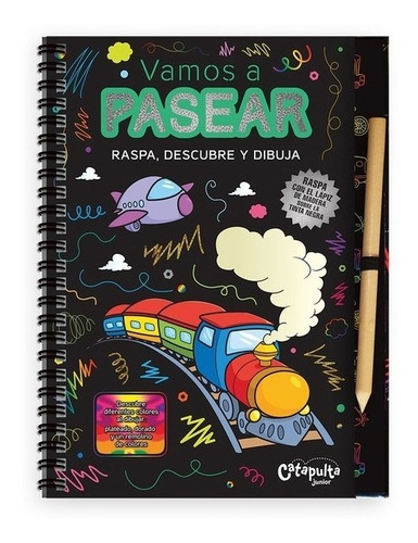 Raspa Descubre Y Dibuja - Vamos A Pasear - Catapulta - Libro