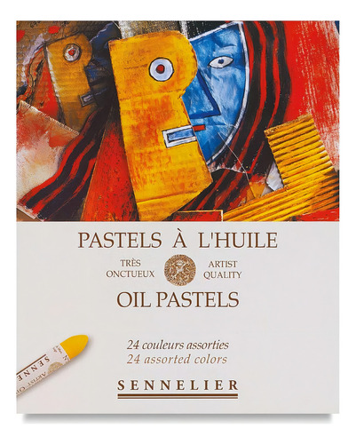 Pastel Oleoso Sennelier 24 Cores