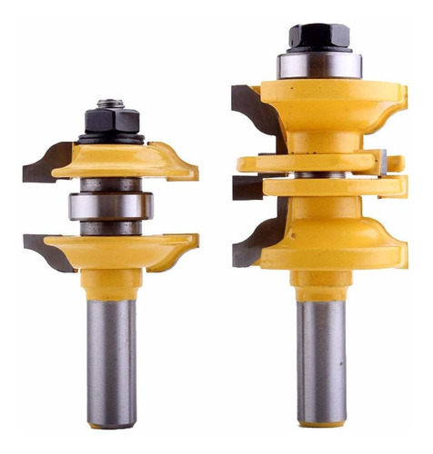 Bclla Zkenyao-router Bit 2pcs Entrada Puerta Interior 12 Mm