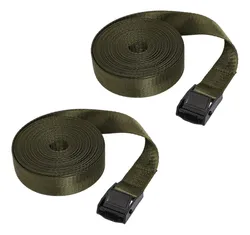 Comprar 2 Tiras De Amarração Duráveis, 2.5cm X 1m, Verde no Mercado Livre