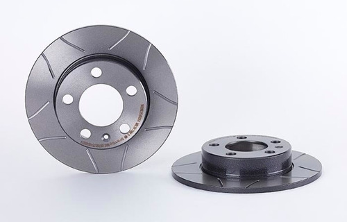 2 Discos Brembo Ranurados Hierro Gris Audi Tt Coupe 00 A 06