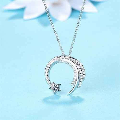 Imagen 6 de 6 de Collar De Abeto Chino Meteor Garden Para Mujer 925
