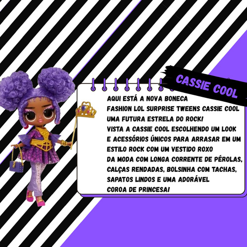 Lol Surprise Tweens Core Cassie Cool 1672 - Mga