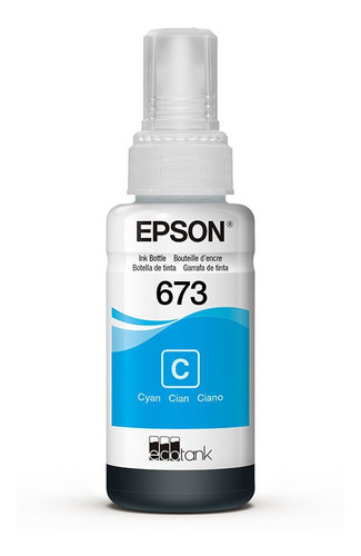 Tinta Epson Original 673 Cyan