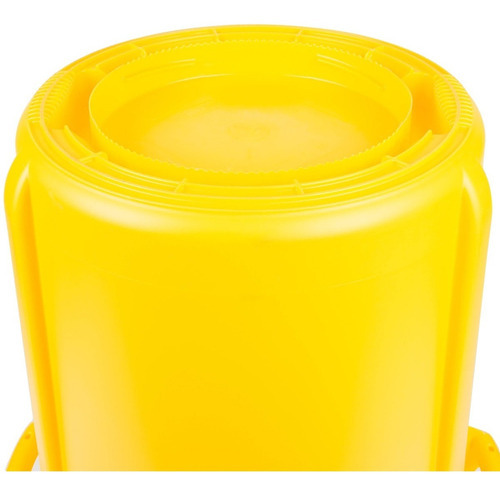 Contenedor Brute 76 Lts 2620 Rubbermaid Color Amarillo