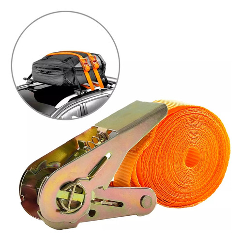 Kit 12 Cintas Amarrar Carga Com Catraca Caminhão Carreta
