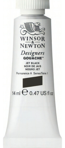 Gouache Winsor & Newton 14ml - Color Negro Jet