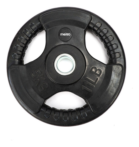 Disco Engomado Con Agarre 5kg - 11lb - 30mm Pesas Gym Fit