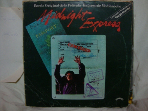 Vinilo Midnight Express Expreso Medianoche Giorgio Morod Bs1