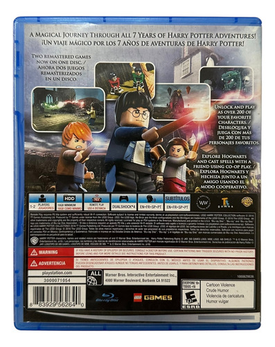 Lego Harry Potter Collection Para Playstation 4 Físico (Usado)