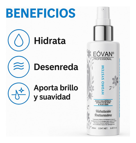 Tratamiento Bifásico Hidratación Intensiva Ácido Hialuronico