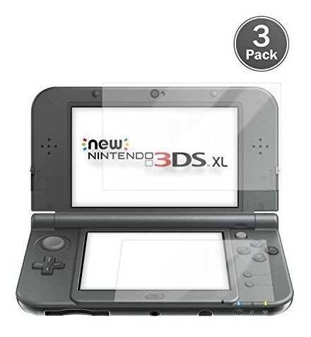 Tnp New 3ds  Protector De Visualizacion Ultra Transparente H