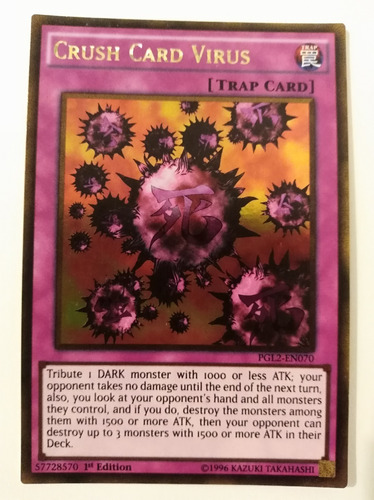 Crush Card Virus - Gold Rare     Pgl2