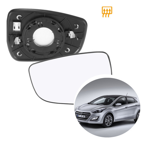 Luna Espejo Izquierda Compatible Con Hyundai I30 2011-2016