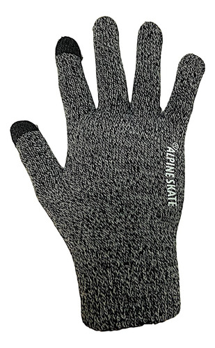 Guantes Alpine Skate Touch Screen Antideslizante Gris 15724