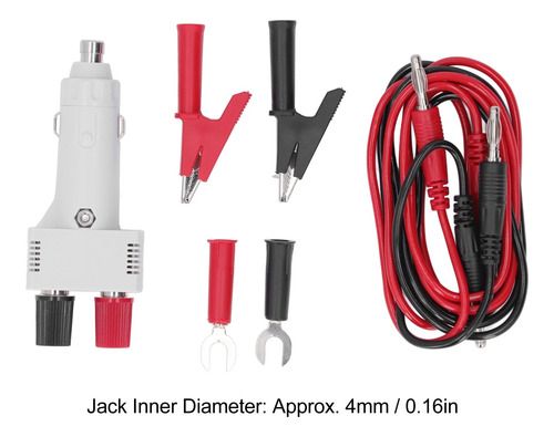 Kit De Prueba De Enchufe Multímetro Awg Crocodile Clip Banan