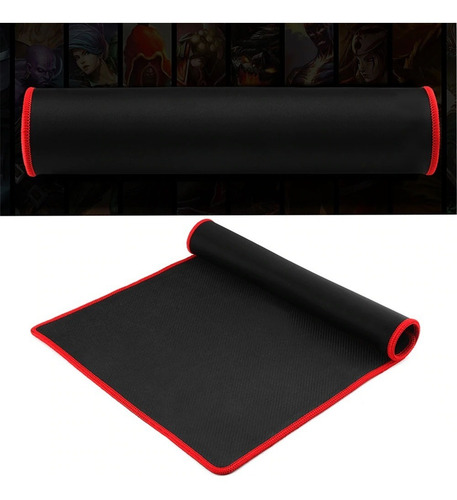 Kit 50 Mousepad Gamer Borda Costurada Speed Edition 27 X 22