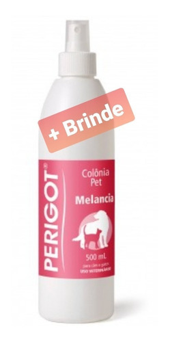 Colônia Melancia Perigot De 500ml Para Caes Alto Rendimento 