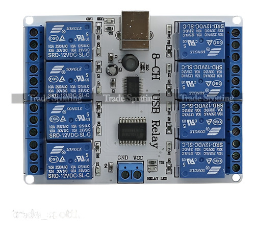 Sainsmart 8-ch 12 V Usb Relé Tablero Módulo Controlador Ardu