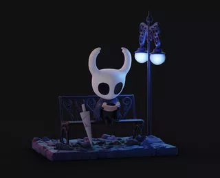 Diorama De Hollow Knight- Arte Plastico