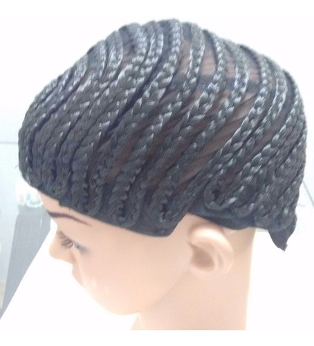 Touca Cap Trançada Para Aplicação De Cabelo