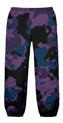 Calça tactel camuflada masculina 2025