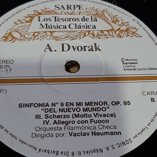 Sin Tapa Disco Vaclav Neumann Orq Checa Dvorak Cl0